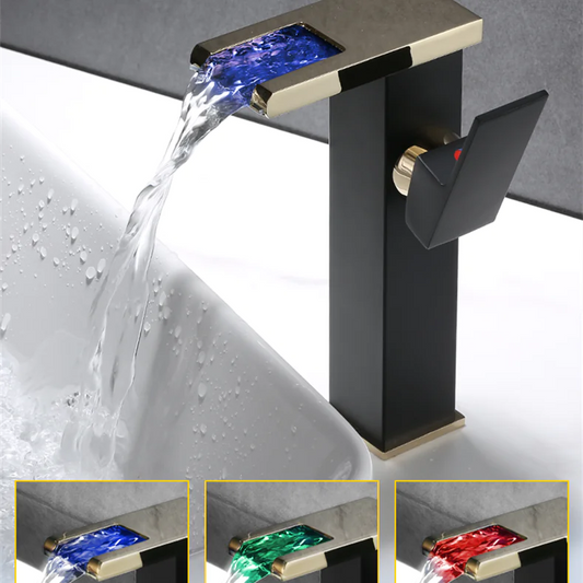 LED Waterfall Basin Faucet